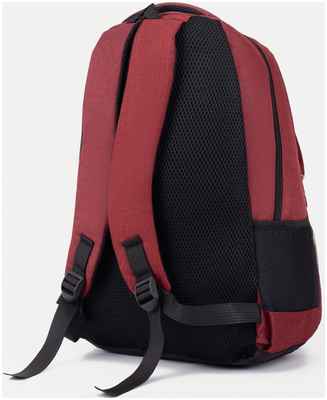 Рюкзак на молнии, цвет бордовый / 10334614 - вид 2