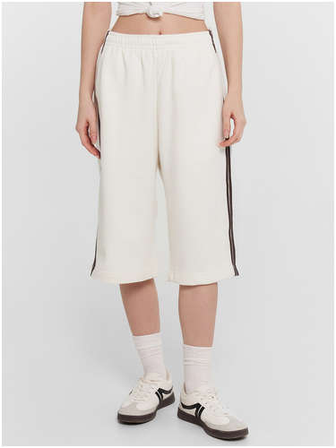 Шорты женские кремовые Mark Formelle / 103226704 - вид 2