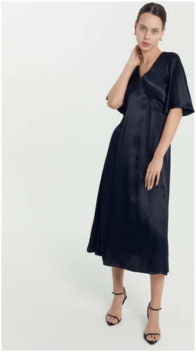 Платье женское в черном цвете из вискозы Mark Formelle / 103180508