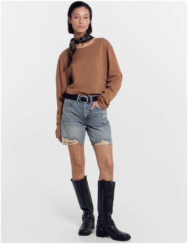 Шорты женские джинсовые в синем цвете Mark Formelle 103229447