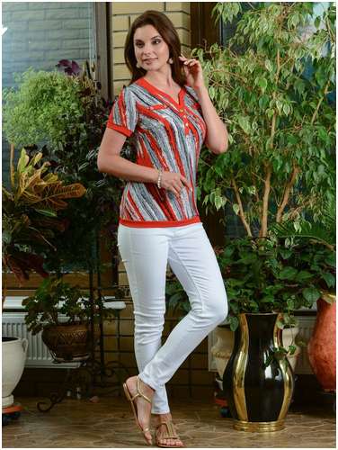 Блузка с листочкой Salvi Salvi-s / 103242693 - вид 2