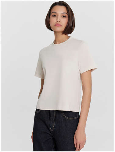 Футболка женская кремовая Mark Formelle / 103234714 - вид 2