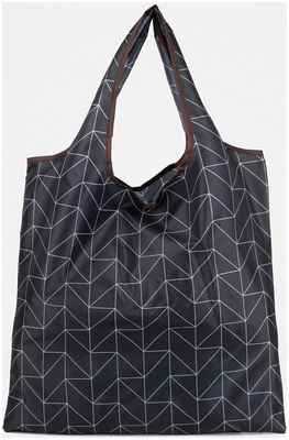 Сумка хозяйственная без застежки, цвет черный / 103111294 - вид 2