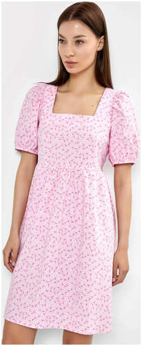Платье женское с коротким рукавом в резвом цвете с рисунком Mark Formelle / 103166927 - вид 2