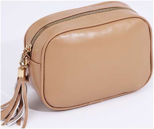 Сумка женская на молнии, цвет бежевый / 103151111 - вид 2
