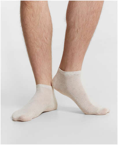 Носки мужские укороченные кремовые Mark Formelle / 103232930 - вид 2