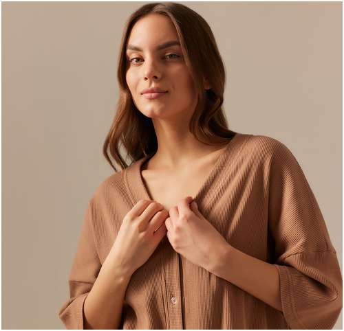 Пижама рубашка шорты Sima-Land Home / 103222334 - вид 2