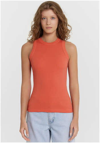 Топ женский оранжевый в рубчик Mark Formelle 103240666