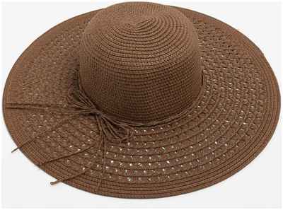 Шляпа женская minaku цвет коричневый, р-р 58 / 10331024