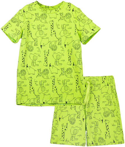 Комплект трикотажный фуфайка футболка шорты пояс PLAYTODAY / 103182573