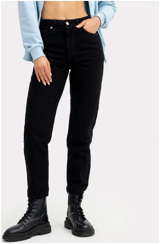 Брюки женские джинсовые в черном цвете Mark Formelle / 103175448