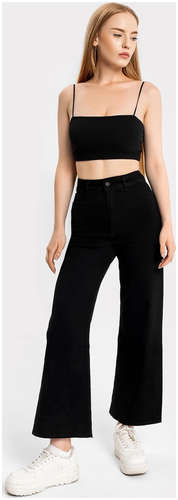 Брюки женские джинсовые черные Mark Formelle / 103166522 - вид 2