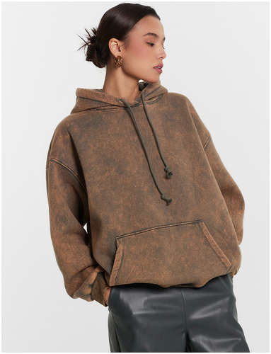 Худи женское хаки с обработкой эйсид Mark Formelle 103220929