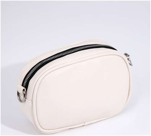 Сумка женская на молнии, цвет бежевый / 103151194 - вид 2