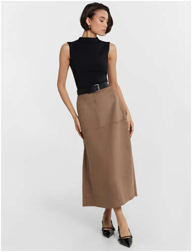 Юбка женская коричневая Mark Formelle 103231094