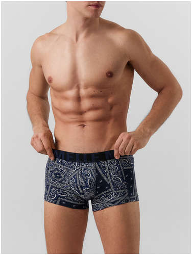 Трусы боксеры мужские с принтом Mark Formelle / 103231271 - вид 2