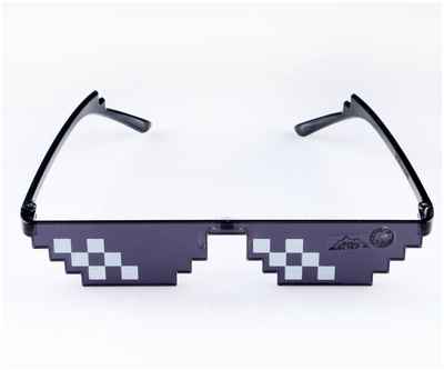 Очки солнцезащитные пиксельные onesun, uv 375, дужка 14.8 см, ширина 15.1 см, линза 6.2×3 см 10382334