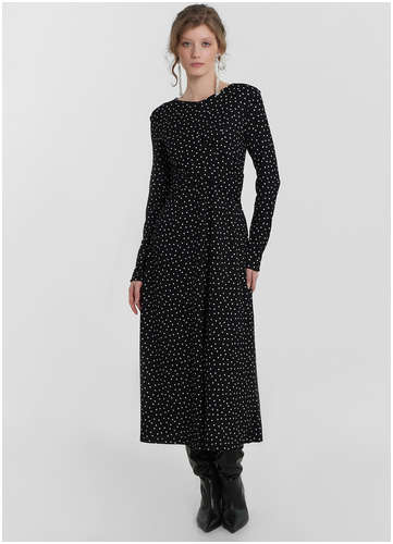 Платье женское черное в горошек Mark Formelle / 103221887 - вид 2