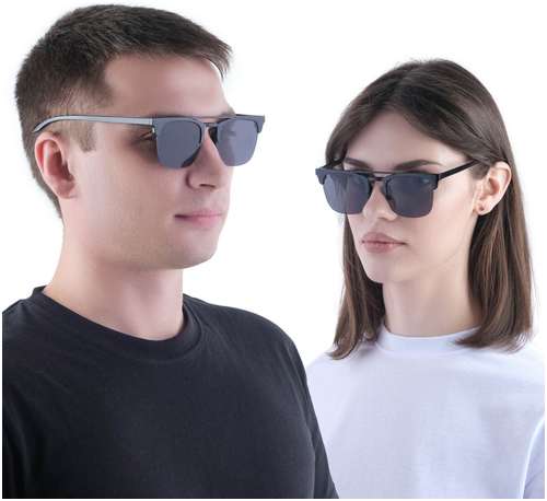 Очки солнцезащитные onesun, uv 400, 14×14×4.5 см, линза 4.5×5 см, черные 103134000