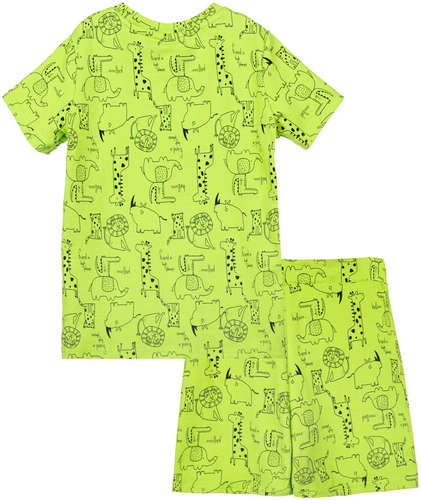 Комплект трикотажный фуфайка футболка шорты пояс PLAYTODAY / 103182573 - вид 2