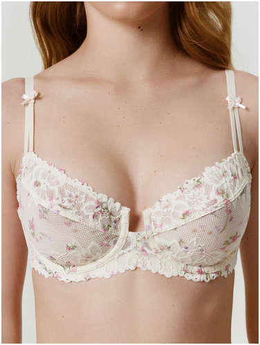 Бюстгальтер женский кружевной с цветочным принтом Mark Formelle 103235293