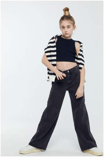 Топ для девочек в черном цвете Mark Formelle / 103191620 - вид 2