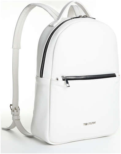 Рюкзак на молнии textura, наружный карман, цвет белый / 103183900
