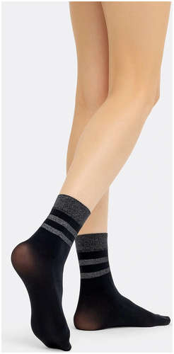 Носки женские капроновые в черном цвете Mark Formelle / 103228001 - вид 2