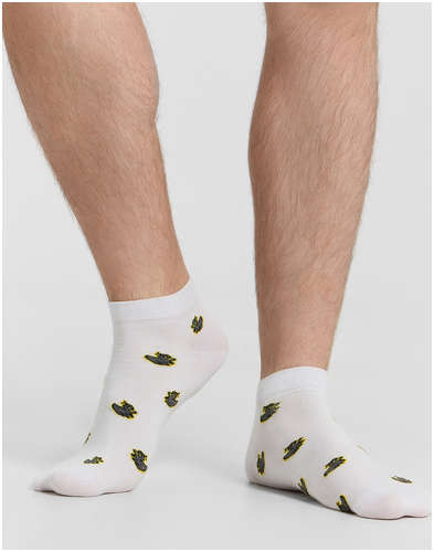 Носки мужские белые в наборе, 3 пары Mark Formelle / 103240877 - вид 2