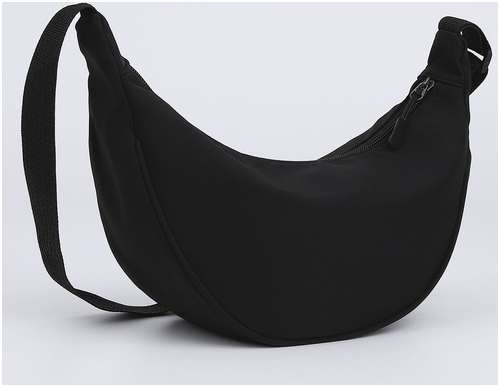 Сумка женская из текстиля, 30х17х6 см, черный цвет NAZAMOK / 103137610