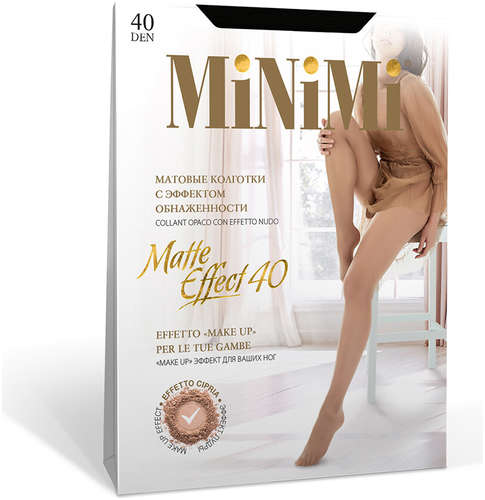 Колготки mini matte effect 40 nero MINIMI 103117201