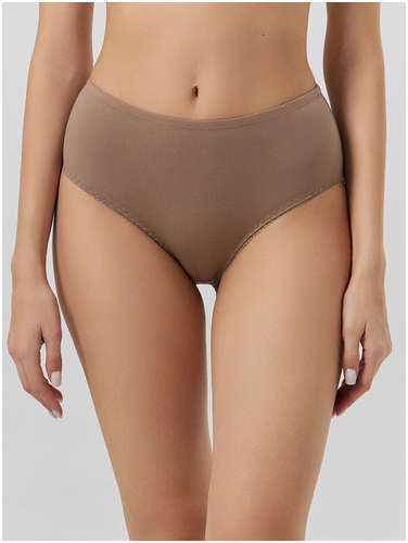 Трусы макси женские коричневые Mark Formelle / 103230528 - вид 2