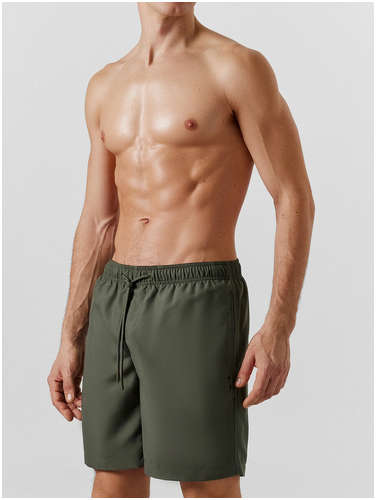 Шорты для плавания мужские хаки Mark Formelle / 103233579 - вид 2