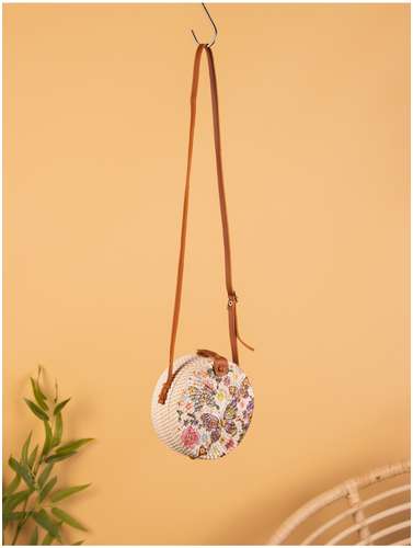 Сумка женская через плечо плетеная 103234433