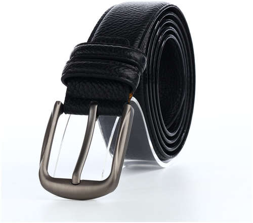 Ремень мужской, ширина 3,7 см, винт, пряжка металл, цвет черный 103206465