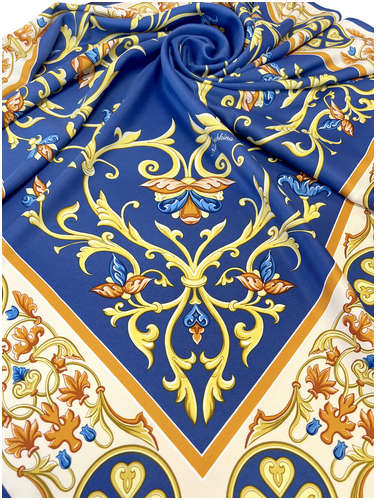 Платок ″Зачатьевская моностырская роспись″ 90*90 Русские в моде / 103239798 - вид 2