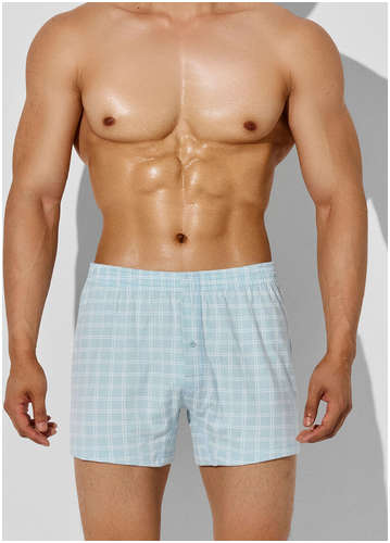 Трусы шорты мужские в клетку в наборе, 3 шт Mark Formelle / 103242143 - вид 2