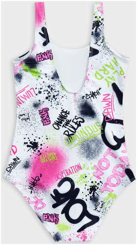 Купальник для девочек разноцветный с принтом Mark Formelle / 103189597 - вид 2