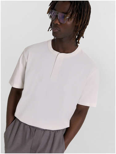 Поло мужское кремовое Mark Formelle 103235307