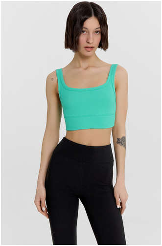 Топ женский спортивный зеленый Mark Formelle / 103234834 - вид 2