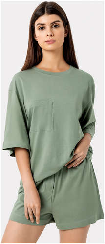 Комплект женский (футболка, шорты) Mark Formelle / 103168146 - вид 2