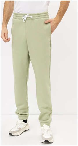 Теплые брюки-джоггеры мужские в зеленом оттенке Mark Formelle / 103168305 - вид 2
