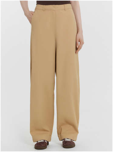 Брюки женские бежевые Mark Formelle / 103234820 - вид 2