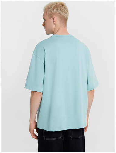 Футболка мужская голубая с вышивкой Mark Formelle / 103235927 - вид 2