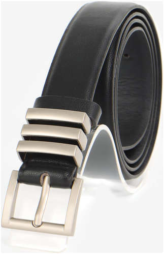 Ремень женский, ширина 2.8 см, пряжка металл, черный 103241501