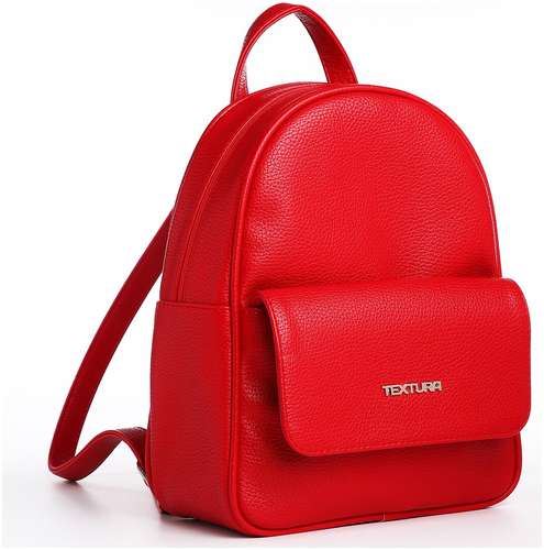 Рюкзак женский городской textura, цвет красный 103163800