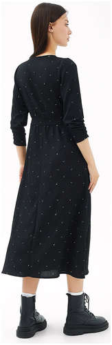 Платье женское черное в цветочки Mark Formelle / 103176961 - вид 2