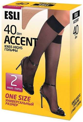 Гольфы женские ACCENT 40 Castoro (2 пары) ESLI 103123437