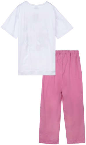 Комплект трикотажный фуфайка футболка брюки пижама классического пояс PLAYTODAY / 103180728 - вид 2