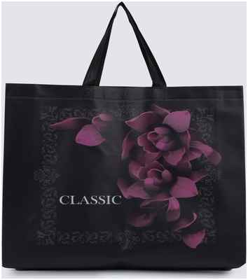 Сумка без молнии, цвет черный / 10382320 - вид 2